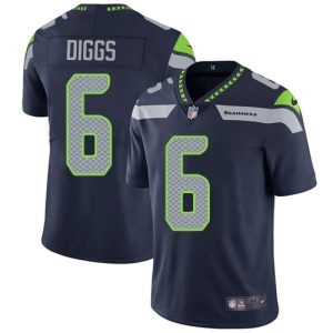 Exceptional Seahawks #6 Quandre Diggs Steel Blue Team Color Men's Stitched NFL Vapor Untouchable Limited Jersey