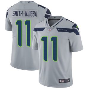 Delightful Seahawks #11 Jaxon Smith-Njigba Grey Alternate Men's Stitched NFL Vapor Untouchable Limited Jersey