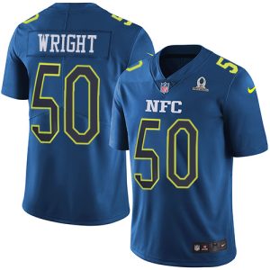 Top notch Seahawks #50 K.J. Wright Navy Men's Stitched NFL Limited NFC 2017 Pro Bowl Jersey