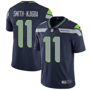 Amazing Seahawks #11 Jaxon Smith-Njigba Steel Blue Team Color Men's Stitched NFL Vapor Untouchable Limited Jersey