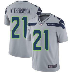 Outstanding Seahawks #21 Devon Witherspoon Grey Alternate Men's Stitched NFL Vapor Untouchable Limited Jersey