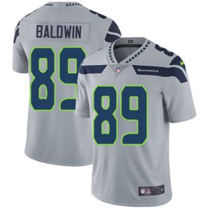 Delightful Seahawks #89 Doug Baldwin Grey Alternate Men's Stitched NFL Vapor Untouchable Limited Jersey