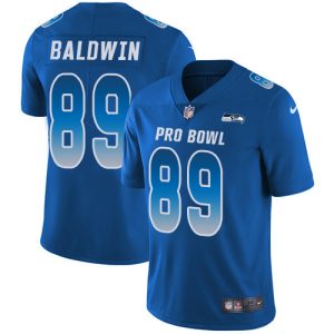 Amazing Seahawks #89 Doug Baldwin Royal Men's Stitched NFL Limited NFC 2018 Pro Bowl Jersey