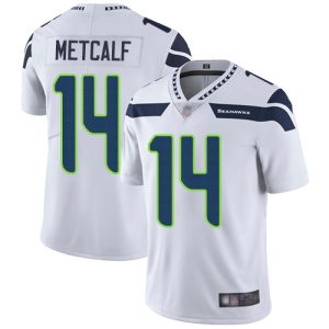 Top notch Seahawks #14 D.K. Metcalf White Men's Stitched NFL Vapor Untouchable Limited Jersey