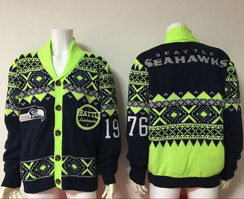 Exceptional Seahawks Men's Ugly Sweater_1