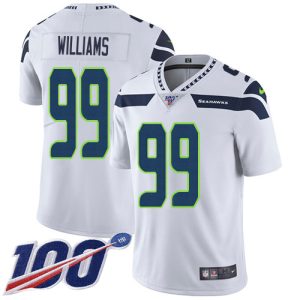 Exceptional Seahawks #99 Leonard Williams White Men's Stitched NFL 100th Season Vapor Untouchable Limited Jersey