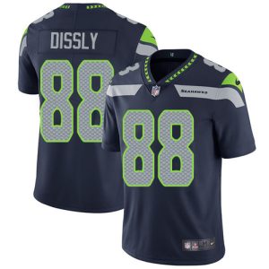 High quality Seahawks #88 Will Dissly Steel Blue Team Color Men's Stitched NFL Vapor Untouchable Limited Jersey