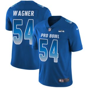 Superb Seahawks #54 Bobby Wagner Royal Men's Stitched NFL Limited NFC 2019 Pro Bowl Jersey