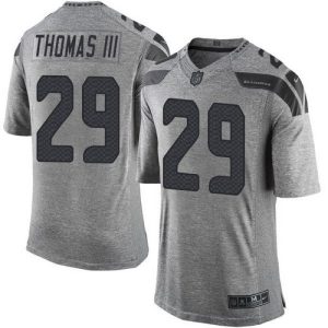 Outstanding Seahawks #29 Earl Thomas III Gray Men's Stitched NFL Limited Gridiron Gray Jersey