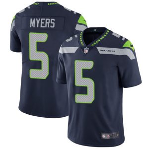 Outstanding Seahawks #5 Jason Myers Steel Blue Team Color Men's Stitched NFL Vapor Untouchable Limited Jersey