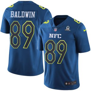 Amazing Seahawks #89 Doug Baldwin Navy Men's Stitched NFL Limited NFC 2017 Pro Bowl Jersey