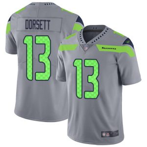 High quality Seahawks #13 Phillip Dorsett Gray Men's Stitched NFL Limited Inverted Legend Jersey
