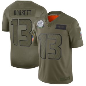 Amazing Seahawks #13 Phillip Dorsett Camo Men's Stitched NFL Limited 2019 Salute To Service Jersey