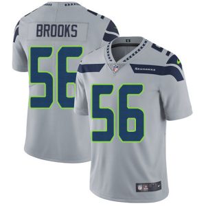 Exceptional Seahawks #56 Jordyn Brooks Grey Alternate Men's Stitched NFL Vapor Untouchable Limited Jersey