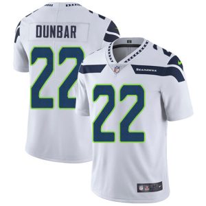 Exceptional Seahawks #22 Quinton Dunbar White Men's Stitched NFL Vapor Untouchable Limited Jersey